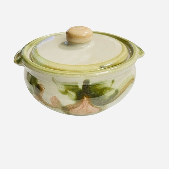 LOUISVILLE Stoneware, Kentucky Pear individual casserole dish w/ lids. - Picture 3 of 12